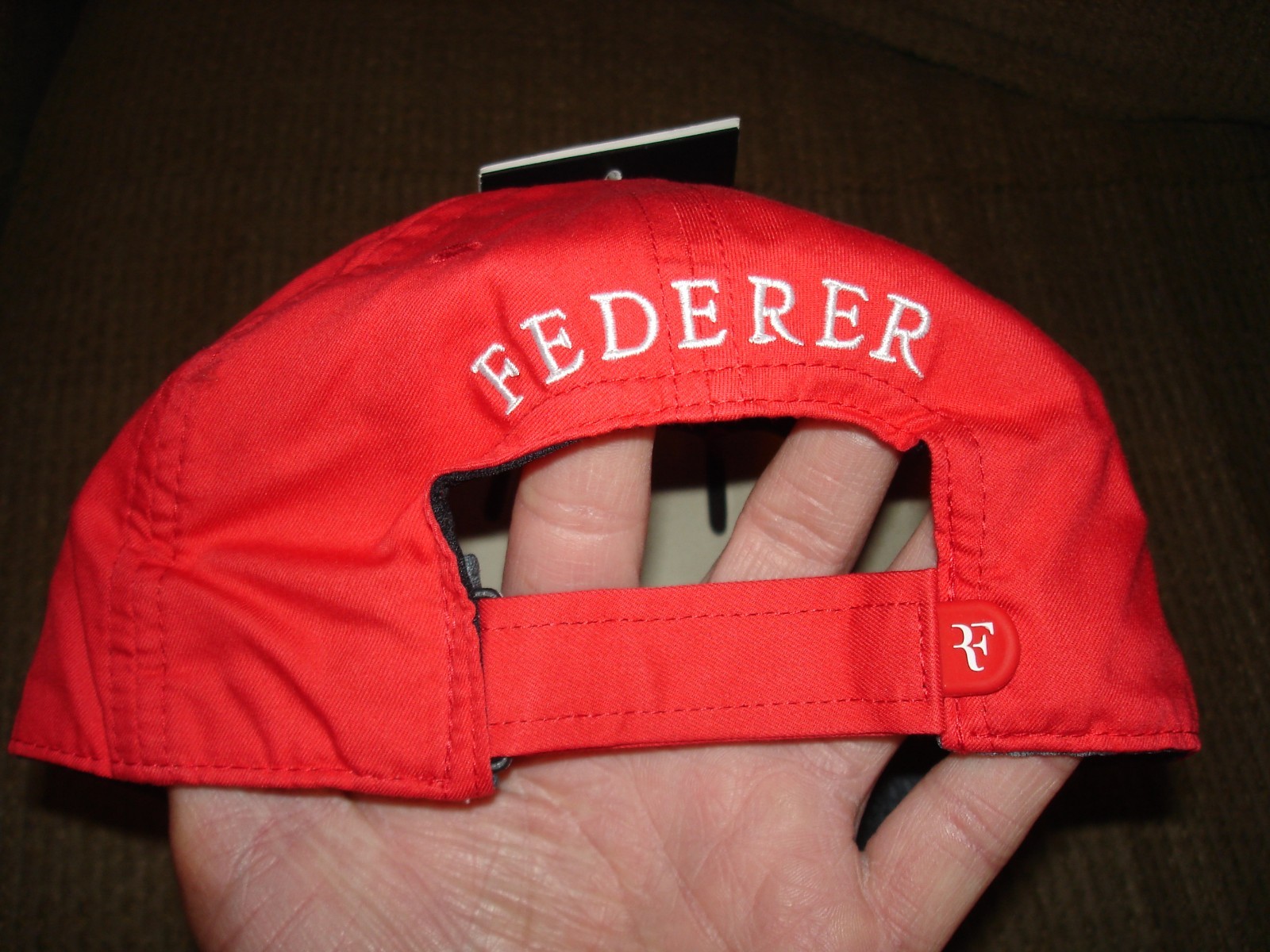 NWT Nike Federer RF Dri-FIT Legacy 91 Tennis Hat Cap Red 371202-657 image 3