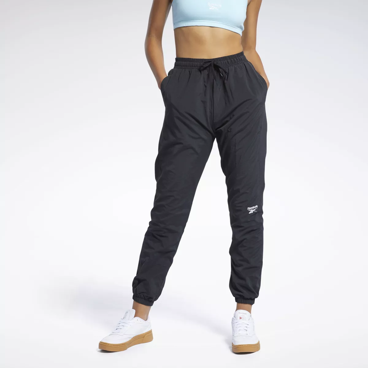 Reebok Classics Vector Track Pants Women's Black Sportswear Sweatpants  Bottoms