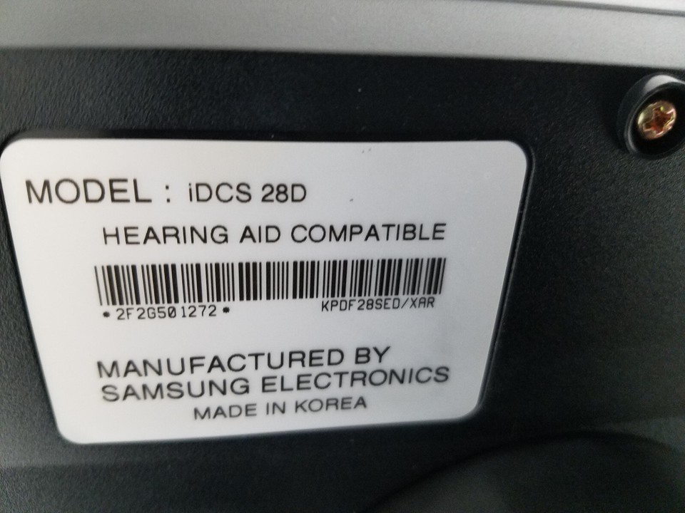 Samsung iDCS 28D Falcon 28 Button Charcoal Telephone One Year Warranty ...