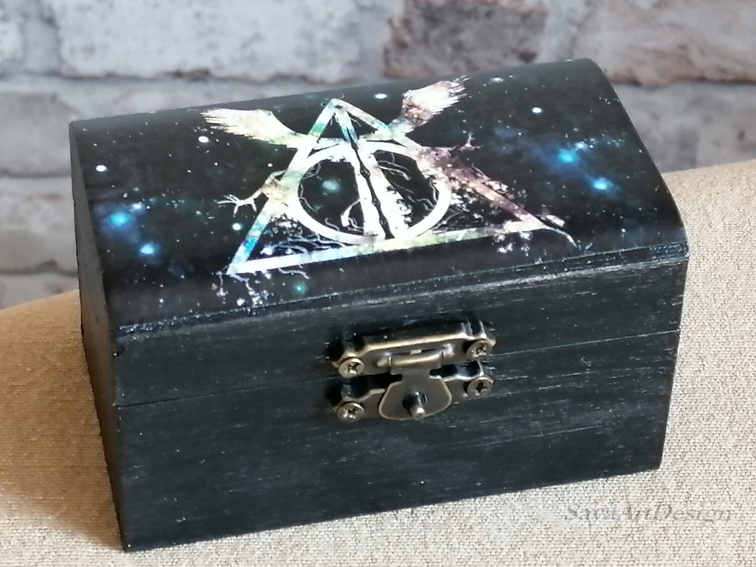 Caja de anillo de Harry Potter. Regalo de Compromiso. Propuesta de boda. Joyero