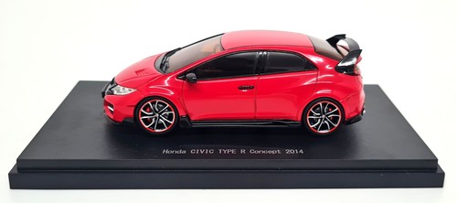 Ebbro 1/43 - Honda Civic Type R Concept 2014 Red FK2 Diecast Scale Model Car - Picture 5 of 8