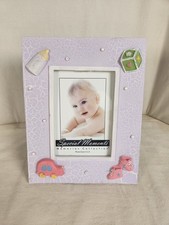 Special Moments Baby Themed Photo Frame Lavender 2 3/4 x 4