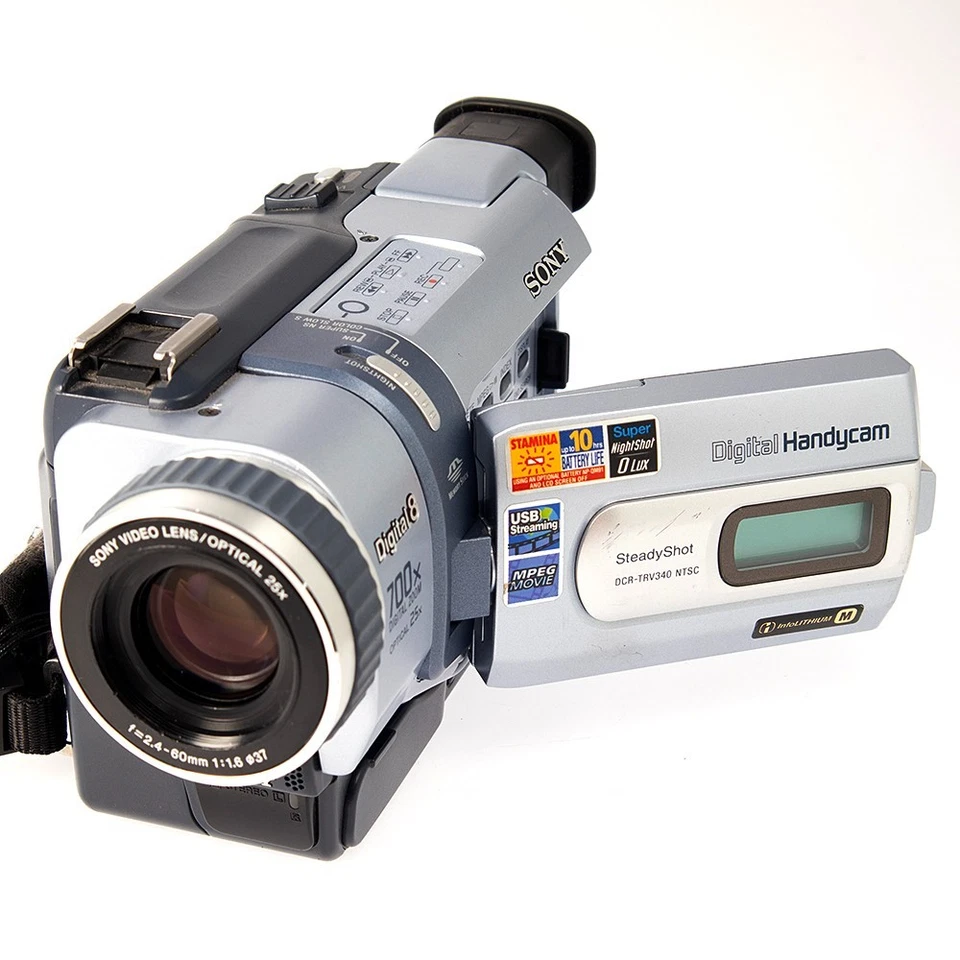 SONY Handycam DCR-TRV340 Video Camera Camcorder - Nightshot - Tested, Great Cond - Image 2 of 4