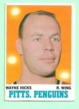 (1) WAYNE HICKS 1970-71 O-PEE-CHEE # 95 PENGUINS ROOKIE VG CARD (N1135). rookie card picture