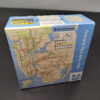 NYC Subway Map & MetroCard Mini Puzzle NEW SEALED 2024 Edition NYPC Transit Gift