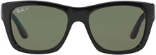 Ray-Ban RB4194 sunglasses - Frame Polished Black Lenses Green