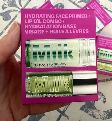Milk Makeup Hydration Heroes Set: Full-Size KUSH Lip Oil + Mini Hydro Grip Prime