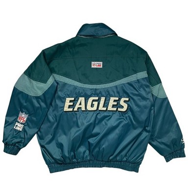 VTG 90s NFL PHILADELPHIA EAGLES LOGO ATHLETIC PRO LINE BOMBER