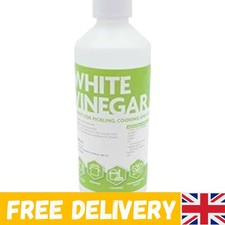 White Vinegar 500ml - Food Grade Cleaner & Cooking Ingredient - Multi-Purpose 23.98 per litre