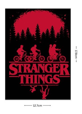 6 x Netflix Stranger Things TV Serie Themen Grußkarten