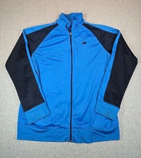 New Balance Boys Size XL 16/18 Track Jacket Athletic Training Tracksuit Top Blue