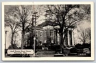 Attala County Court House Kosciusko Mississippi MS Old Cars c1940 Postcard