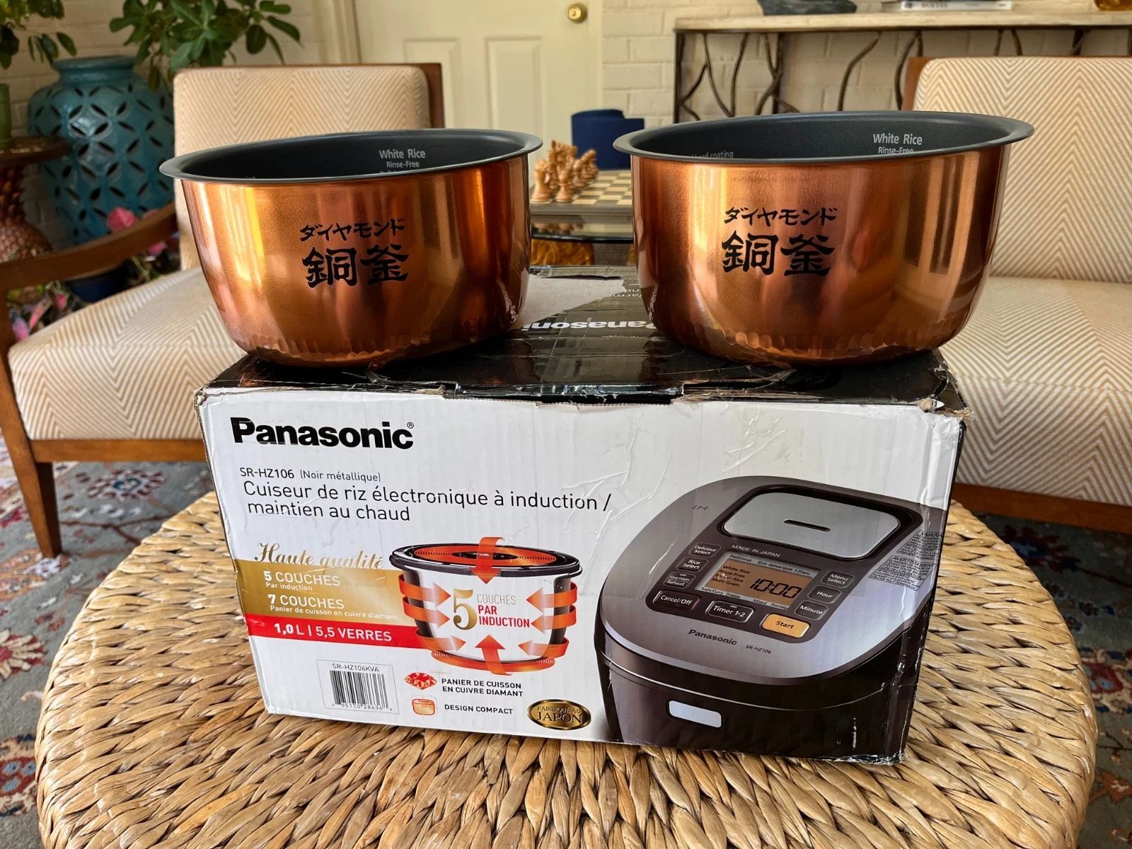 NEW panasonic sr-hz106 + 1 extra copper bowl
Opens in a new window or tab