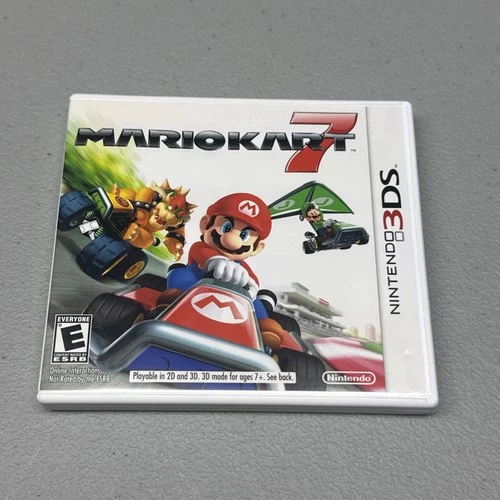 Mario Kart 7 Nintendo 3DS Complete CIB Game Cartridge Case Manual Tested