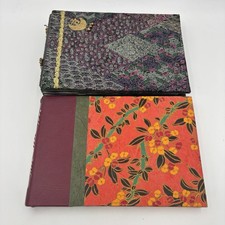Lot Of 2 Handmade journal Scrapbooking  DIY Art Supplies Blank Paper