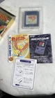 Nintendo Game Boy Color Pokémon Gold Japanese Complete Set + Guide Book