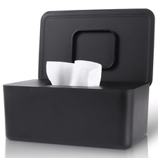 Baby Wipes Dispenser, Dispenser Case, Wipe Holder Black