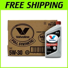 Full Synthetic High Mileage Oil 5W-30, Case of 6