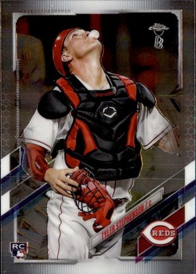 2021 Topps Chrome BEN BALLER - Tyler Stephenson #111 (RC)