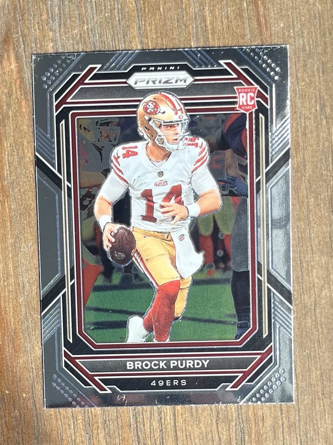 2022 Panini PRIZM Brock Purdy ROOKIE SILVER PRIZM #353 EXCELLENT CONDITION