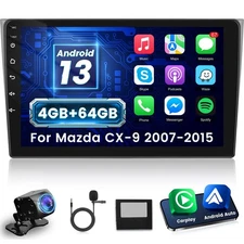 NHOPEEW [4+64G] for Mazda CX-9 2007-2015 Android Car Radio with Wireless Carp...