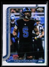 2025 Topps Chrome David Montgomery Refractor