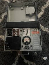 Hickok AN/USM-118B Tube Tester – w/ Cards, Blanks, Manual, Cases – Parts/Repair