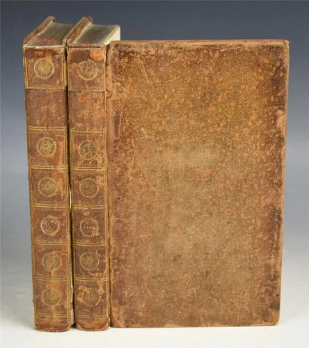 1754 2 vols The History of Sir Charles Grandison in a Series of Letters Leather