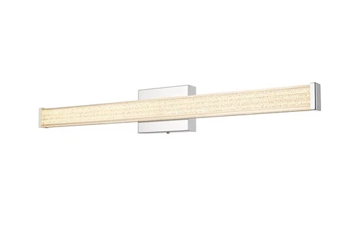 Living District Jaxx 31" Led Wall Sconce in Chrome - Picture 3 of 9