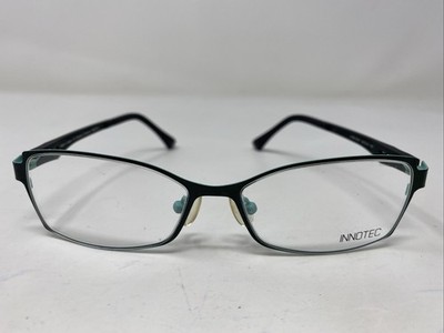 INNOTEC Japan 4700 1675 52-16-140 Green/Teal Full Rim Eyeglasses Frame UY19