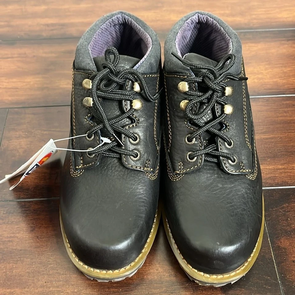 Zapatos de trabajo industriales de cuero Dickies botas con cordones punta de acero para mujer talla 10 nuevos con etiquetas Foto 2 de 4