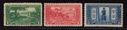 US Stamp 1925 617-19 618, 619 Lexington Concord Budget set VG-VF Flaws