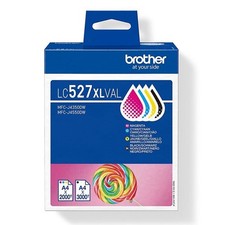 Brother LC527XL Value Pack 4er-Pack Hohe Ergiebigkeit Schwarz Gelb Cyan Magenta