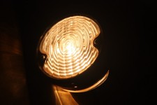 Vintage Guide R- G4 Taillight With Clear Glass Lens License Plate Light