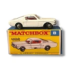 Matchbox Lesney No 8 Ford Mustang w Box Made in England Vintage