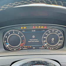 VOLKSWAGEN GOLF R INSTRUMENT CLUSTER INSTRUMENT CLUSTER DIGITAL DISPLAY