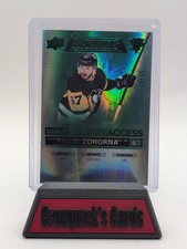 2021-22 Upper Deck Credentials - Debut Ticket Access Radim Zohorna #52 Green /25