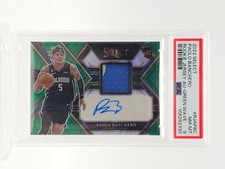PAOLO BANCHERO 2022-23 SELECT GREEN WAVE ROOKIE PATCH AUTO /25 PSA 8 Q3701