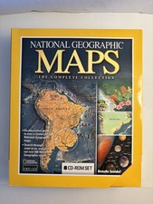 National Geographic Maps Complete Collection 8 CD-ROM Set With Original Box 2001