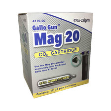Nu-Calgon 4179-20 Gallo Gun CO2 Mag Cartridges 20g 12 Pack HVAC