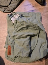 Wildbird Linen Ring Sling Brown Geometric Baby Wearing Carrier Wrap