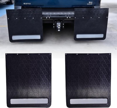 2 Pack Truck Mud Flaps for Pickup Trucks, Trailers, Semi Trucks, Splash Guards