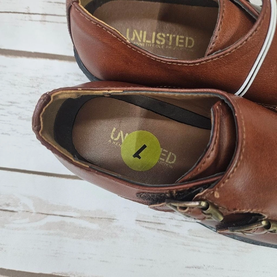 Не перечислены kenet cole Baby коричневый монах ремень платье туфли размер 1 - Изображение 3 из 4