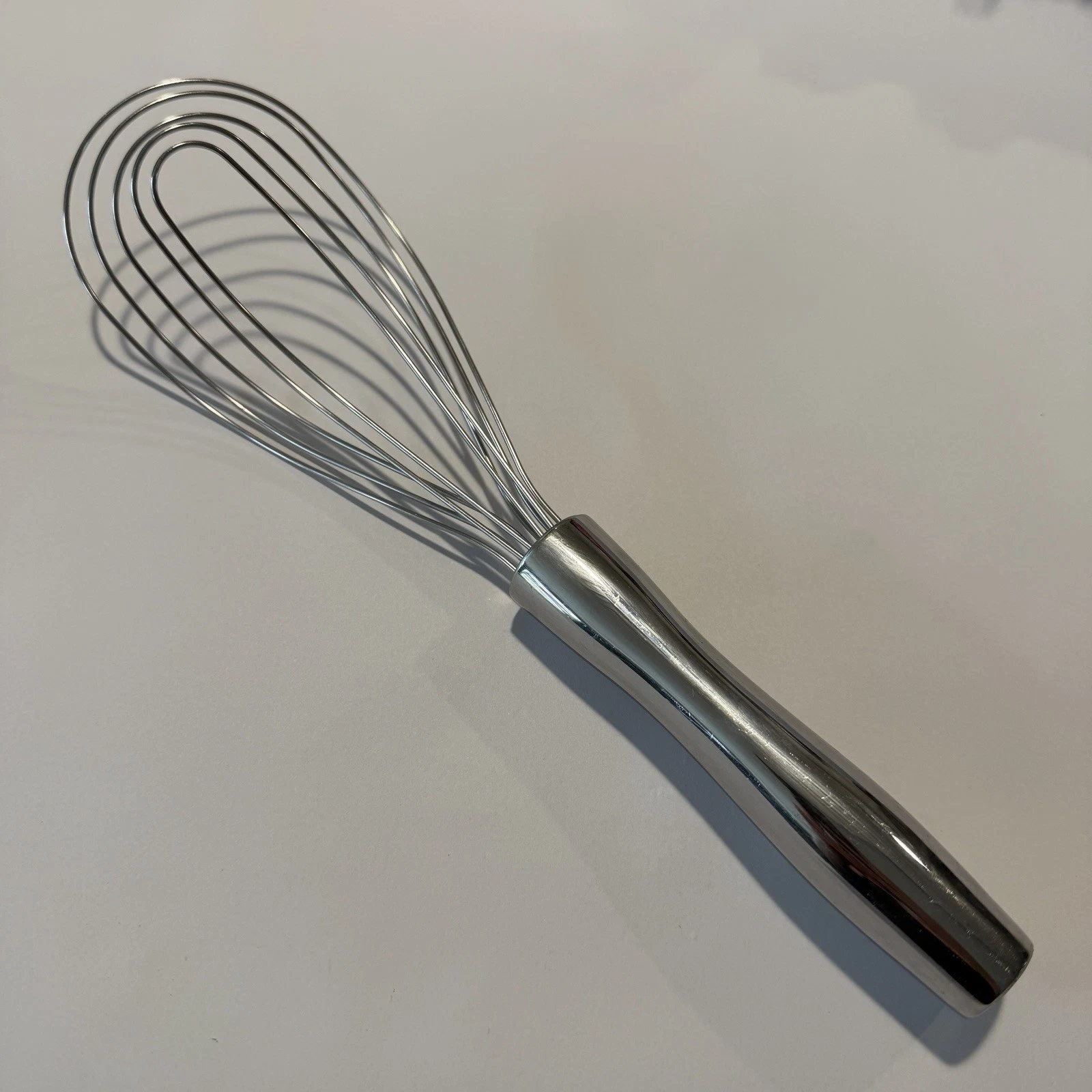 Williams Sonoma Signature Stainless Steel Professional Flat Ergonomic Whisk