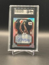 2022 Panini Prizm WNBA W25 Angel McCoughtry Silver Auto #168 SGC 9
