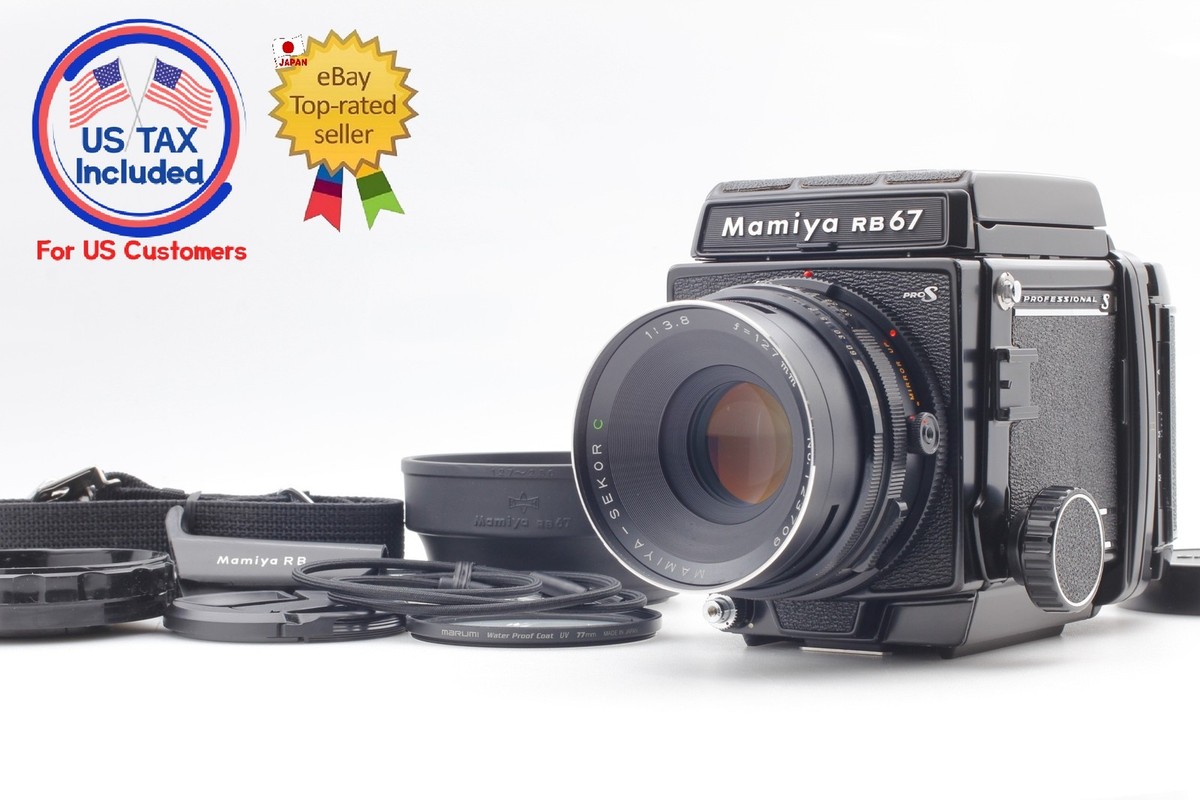 Near MINT++] Mamiya RB67 Pro S Film Camera + Sekor C 127mm f3.8
