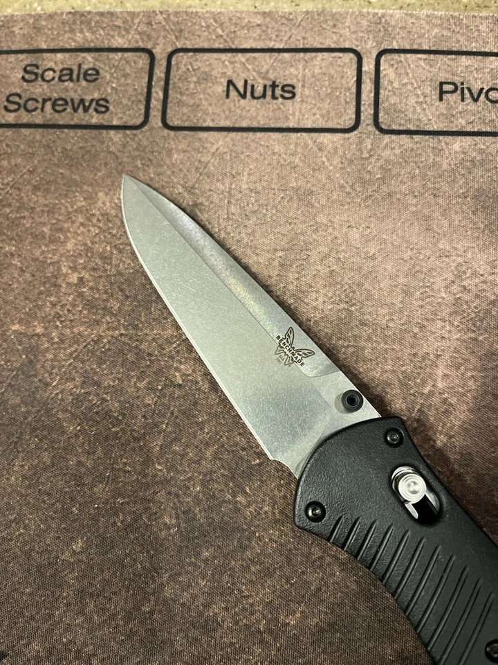 Cuchillo de asistencia de eje Benchmade 580 Barrage Osborne Design - negro Foto 3 de 4