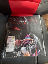 ONE PIECE &times; NBA T-shirt Luffy Size L Lakers Black
