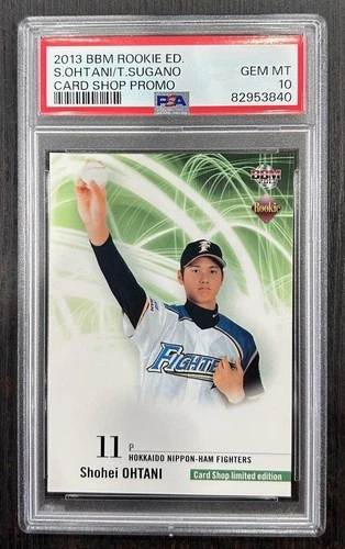 Shohei Ohtani 2013 BBM Rookie Edition Card Shop Limited PROMO PSA 10 KEY RC