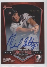 2015 Bowman AFLAC/Under Armour All-American Game /200 Michael Gettys #5 Auto ic3